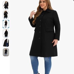 Classic Black Women's Trench Coat